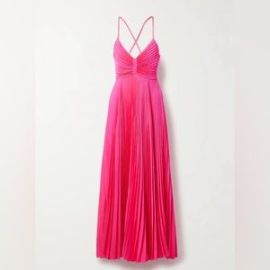 ALC Pleated Aeries Full Length Dress